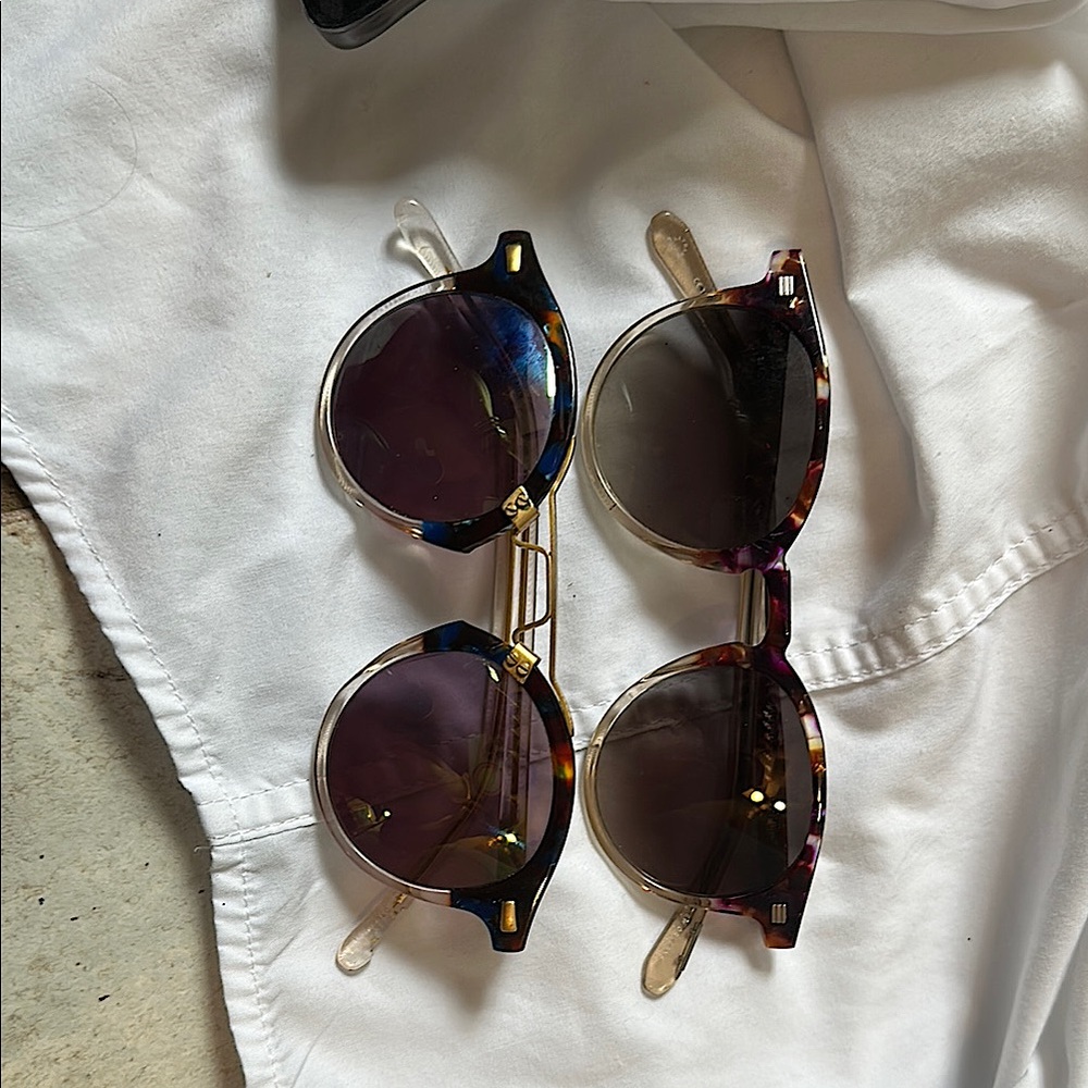 KREWE Tortoise Shell Sunglasses